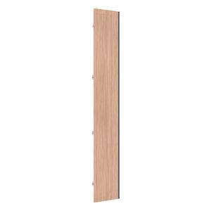 Porta Para Roupeiro Canto Diagonal 40cm Champagne Cumaru