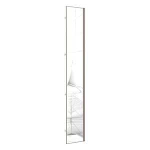 Porta Para Roupeiro Canto 40cm Champagne C/ Espelho Espelho