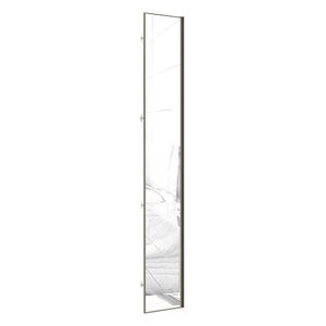 Porta Lateral Para Roupeiro 4 Portas Com Espelho E Inox