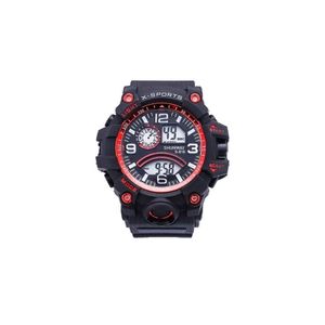 Relógio De Pulso Digital Masculino Sport Vermelho