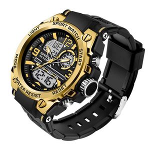 Relógio Masculino Sanda 6024 Tatico Esportivo Shock Original