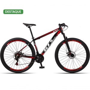 Bicicleta 29 Gt Mx7 21 Marchas Mtb Alumínio Preto+Vermelho