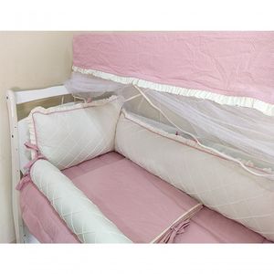 Kit Berço 11 Pçs - Coleção Dayana - Percal 150 Fios 100% Algodão