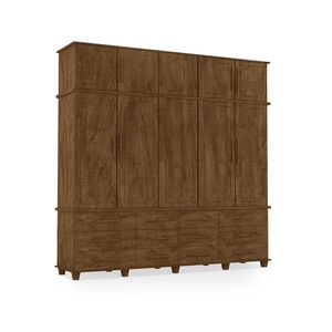 Guarda-roupa Com 5 Portas Nancy Malbec