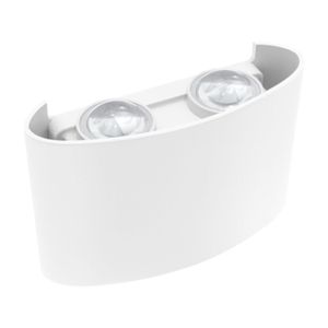 Arandela Led Lentille Double Branca 4w Branco 6500k