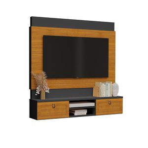 Home Nápoles Para Tv Até 75 Polegadas Freijó Preto