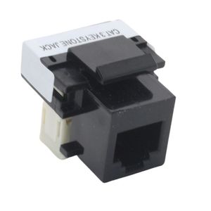 Conector Rj 11 Keystone 4 Pinos - Preto