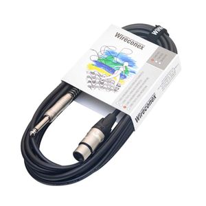 Cabo Para Microfone Emborrachado P10 Xlr 7 Metros Mpae-07 Wireconex [f108]