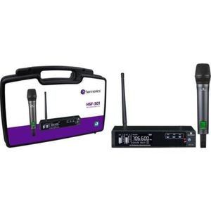 Microfone Sem Fio Harmonics Hsf-300 Simples [f002]