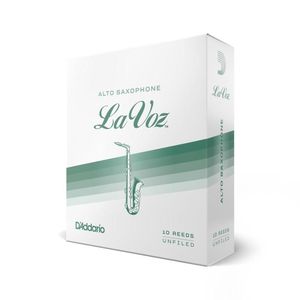 Palheta Sax Alto M-s (10 Unidades) D Addario La Voz Rjc10ms [f035]