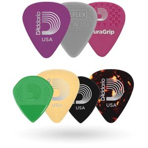 Palheta Sortidas 1.0mm Pesada (7 Unidades) D Addario 1xvp6-5 [f035]