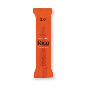 Palheta Clarineta Bb 3.0 (unidade) D Addario Rico 50-rca0130 [f035]