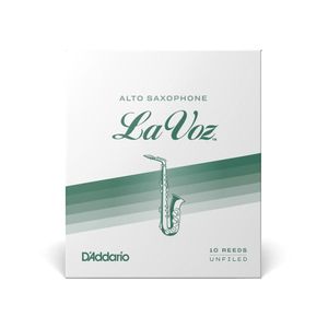 Palheta Sax Alto Med. (10 Unidades) D Addario La Voz Rjc10md [f035]