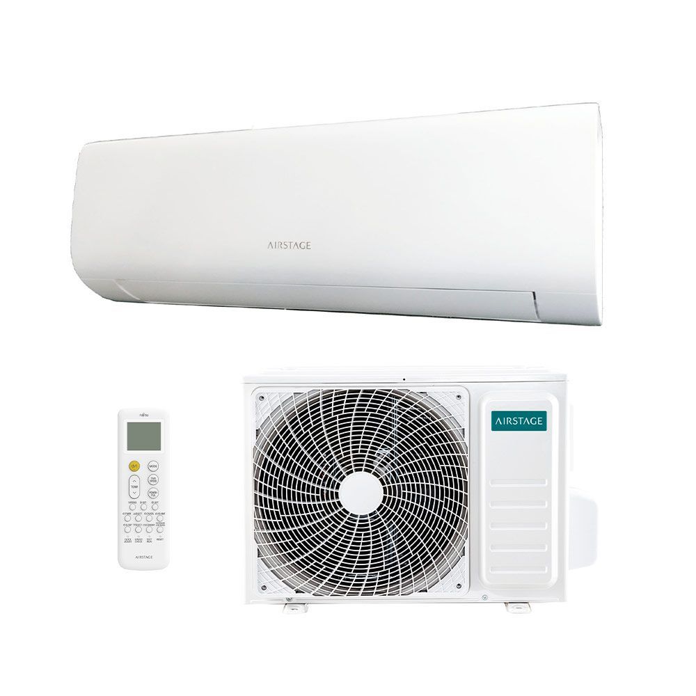 Ar Condicionado Split High Wall Inverter R-32 Fujitsu Airstage Essencial 9000 Btus Quente/frio 220v Monofásico Aska09kpba