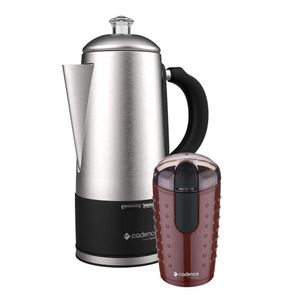 Kit Cafeteira Italiana Gran 1,5l e Moedor De Café Cadence 127v