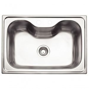 Cuba de Sobrepor 69x49 Cm em Aço Inox com Válvula Tramontina