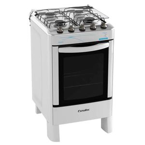 Fogão 4 Bocas ágata 4062 Com Acendimento Automático Esmaltec Branco Bivolt