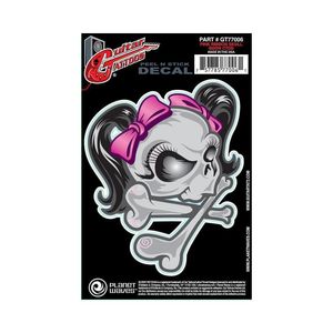 Adesivo Para Guitarra Ribbon Skull Tattoo D Addario Gt77006 [f035]