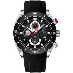 Relógio De Pulso Quartzo Masculino Esportivo Luminoso Impermeável Preto