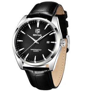 Relógio De Quartzo Masculino Design Classico Esportivo à Prova D\' água Preto