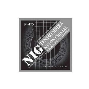 Encordoamento Violão Nylon-cristal-prateada Tensão Media Nig - 4ª Corda (ré) Extra - N475 [f108]