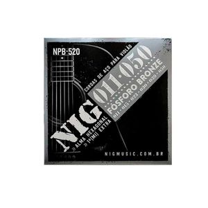 Encordoamento Violão Aço Fósforo Bronze 011"-050" Nig - Npb520 [f108]