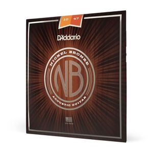 Encordoamento Violão Aço 10-47 D Addario Nickel Bronz Nb1047 [f035]