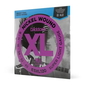 Encordoamento Guitarra 09-42 D Addario Xl Nickel Esxl120 [f035]