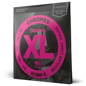 Encordoamento Baixo 5c 45-132 D Addario Xl Chromes Ecb81-5 [f035]