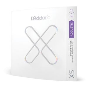 Encordoamento Violão Aço Revestido 11-52 D Addario Xs 80-20 [f035]