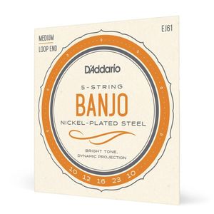 Encordoamento Banjo 5c D Addario Nickel Plated Steel Ej61 [f035]