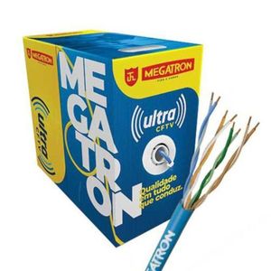 Cabo Ultra Cftv 4px24awg 300m Megatron Branco - Cx - 300 [f002]