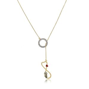 Colar Personalizado Mãe E Infinito Folheado Em Ouro 18k [f027]