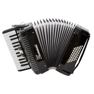 Acordeon 48 Baixos 26 Teclas Ta 4803 Preto Thommasi [f097]