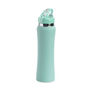 Kit 2 Garrafa Squeeze Inox 750ml Academia Esportes Modernidade Escola Academia Cores:turquesa