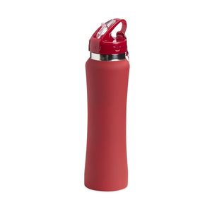 Kit 2 Garrafa Squeeze Inox 750ml Academia Esportes Modernidade Escola Academia Cores:vermelho