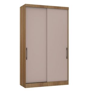 Módulo Roupeiro De 134,5cm 2 Portas De Correr Eucamóveis Paris - 329 Avela/cinammon