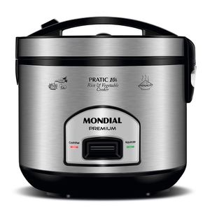 Panela Elétrica Mondial Pratic 10i Pe-42-10x -220v-preto-inox