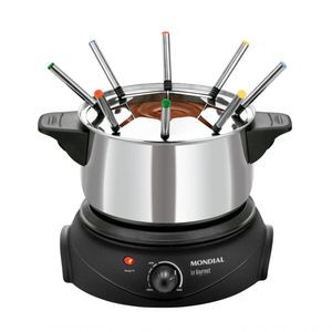 Panela Elétrica De Fondue Elétrico Le Gourmet Ii Fd-02 127v-preto-prata
