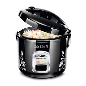 Panela Elétrica Mondial Fast Rice 5 Premium Npe-08-5x 220v-preto