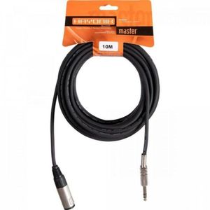Cabo Extensor P10 (F) X P10 (M) Estéreo 10Mts Linha Brasil