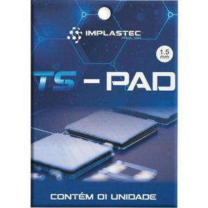 Thermal Ts Pad 1,5mm 100x100 Implastec [f002]