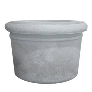 Vaso Redondo Firenze 104 Japi Cimento Queimado
