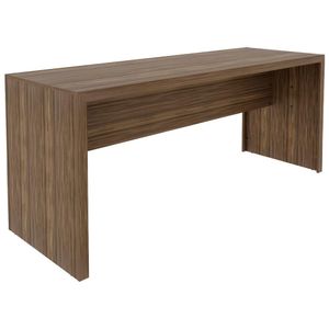 Escrivaninha Mesa Escritorio 180 Cm Me4185 Nogal Tecno Mobili Nogal