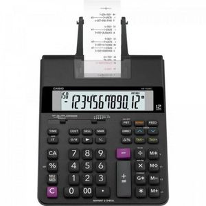Calculadora Com Bobina Compacta Casio Hr150rc-b Preta [f002]
