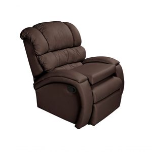 Poltrona Imperial Zero Wall Reclinável Com Assento De Elevação Corano marrom 310