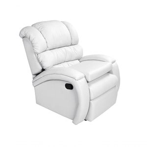 Poltrona Reclinável Imperial Zero Wall Papai Mamãe Com Assento De Elevação Corano Branco 036