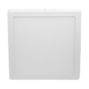 Painel De Led Quadrado Sobrepor 18w Bivolt Blumenau 3000k Luz Quente