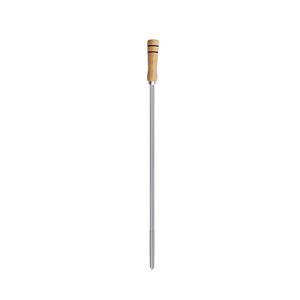 Espeto De Churrasco Com Cabo De Madeira - Stolf 85cm