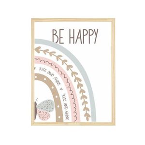 Quadro Arco-íris Happy Pinus